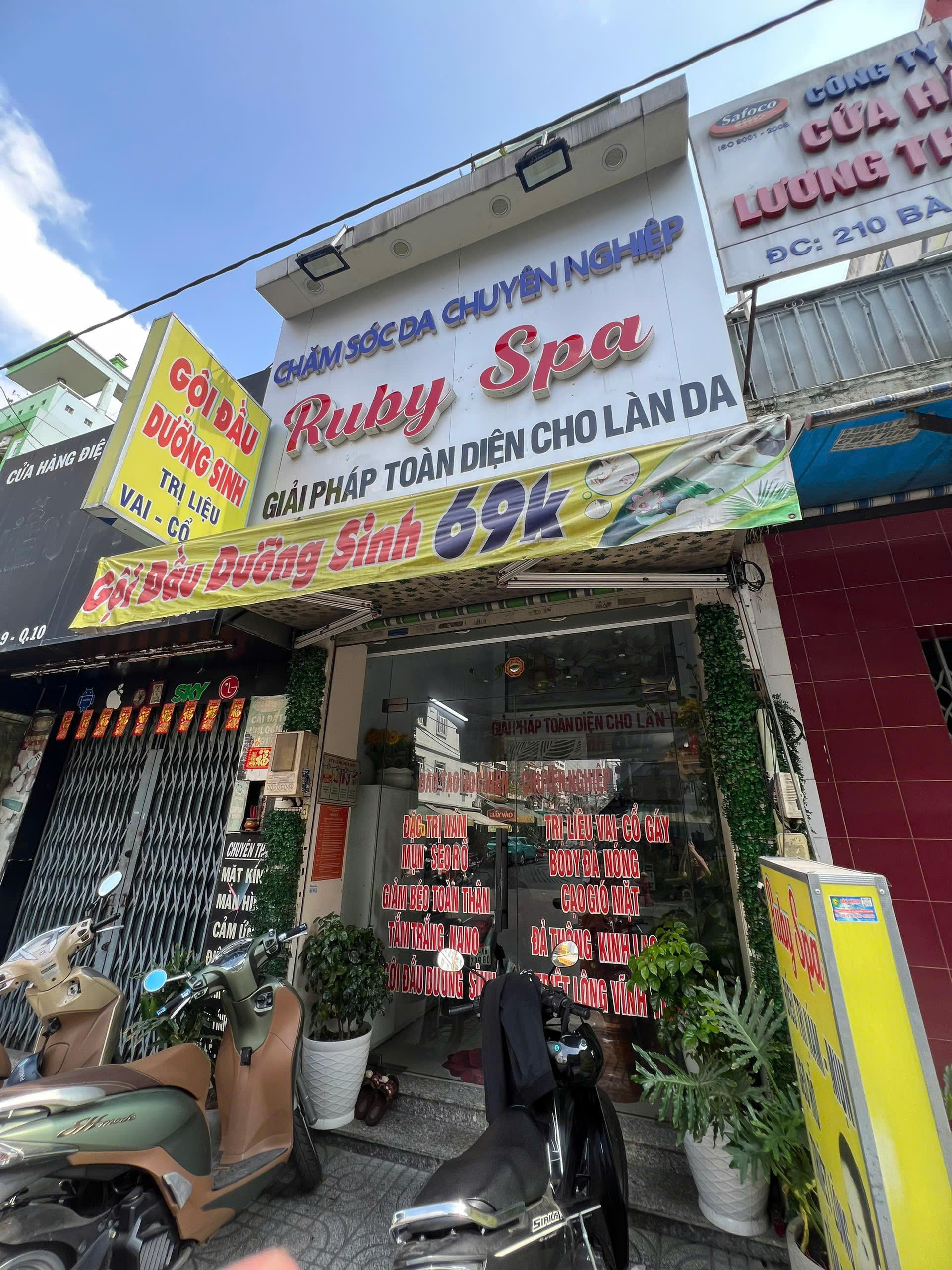 SANG NHƯỢNG SPA MẶT TIỀN BÀ HẠT – Q10 