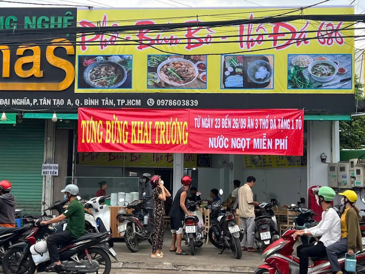 SANG QUÁN PHỞ – GÓC NGÃ TƯ TRẦN ĐẠI NGHĨA, BÌNH TÂN