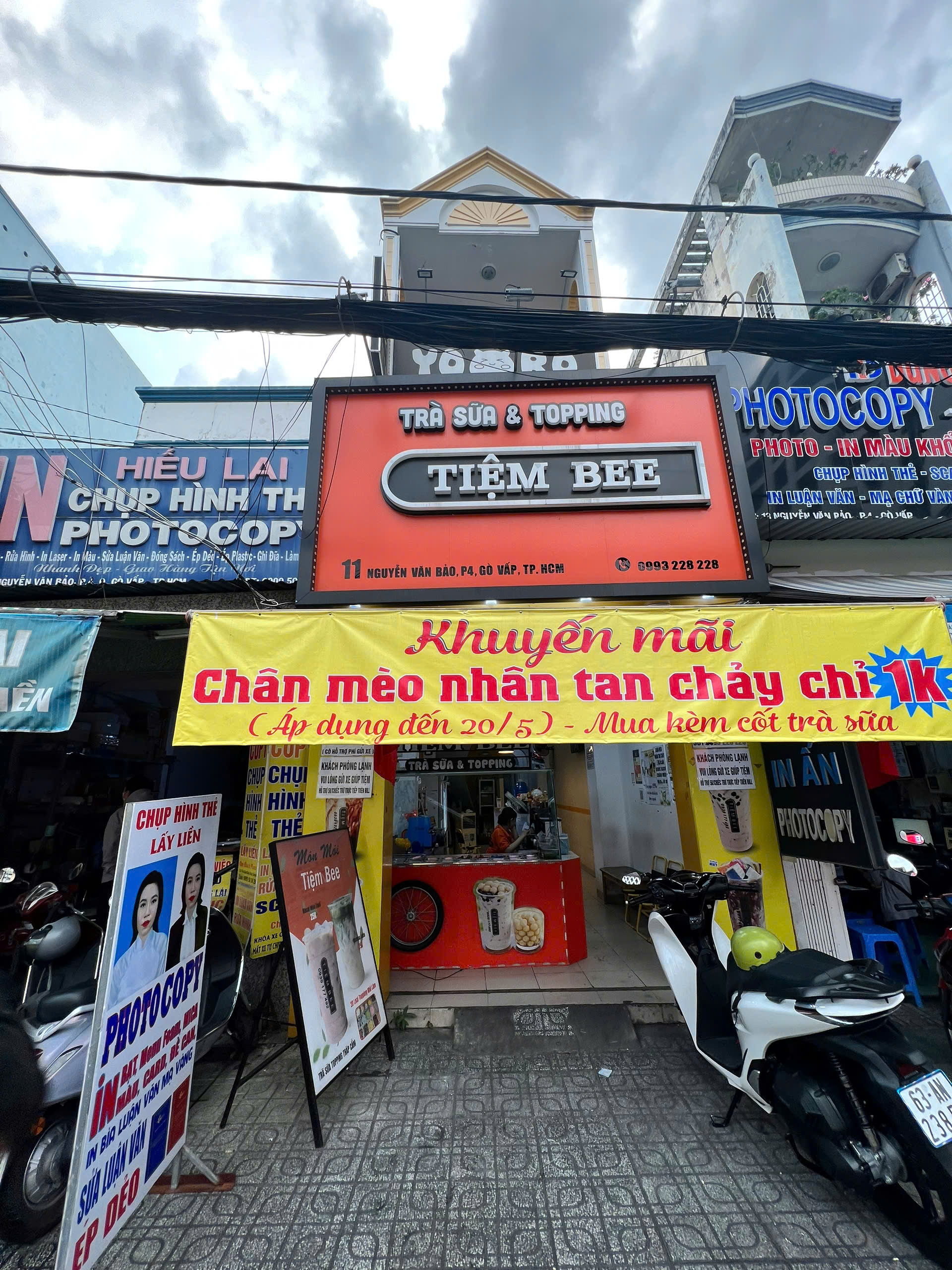 SANG GẤP – Quán Trà Sữa Mặt Tiền đối diện trường ĐH Công Nghiệp,  Gò Vấp