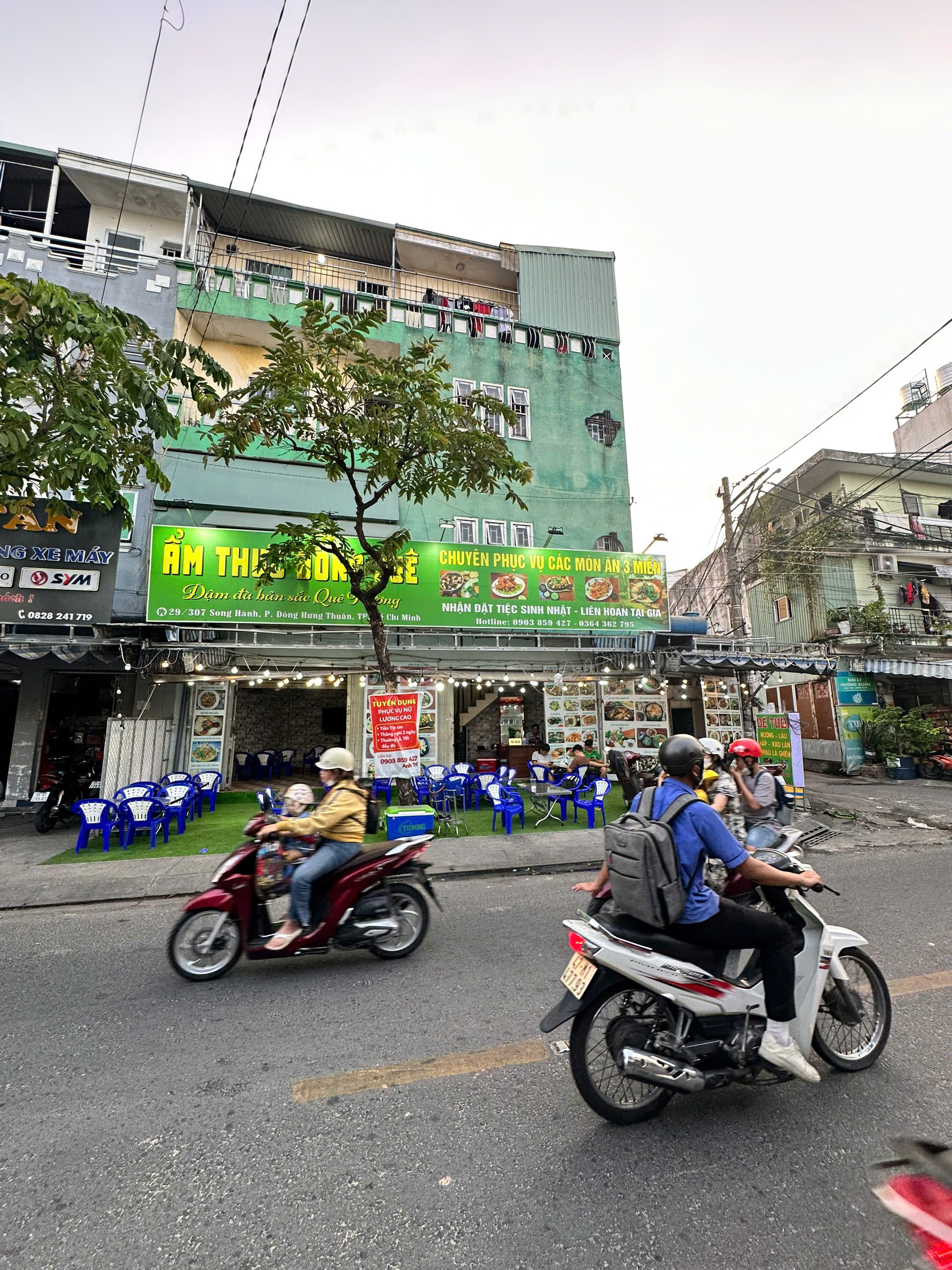 Sang nhượng quán mặt tiền đường Song Hành, Đông Hưng Thuận, Quận 12